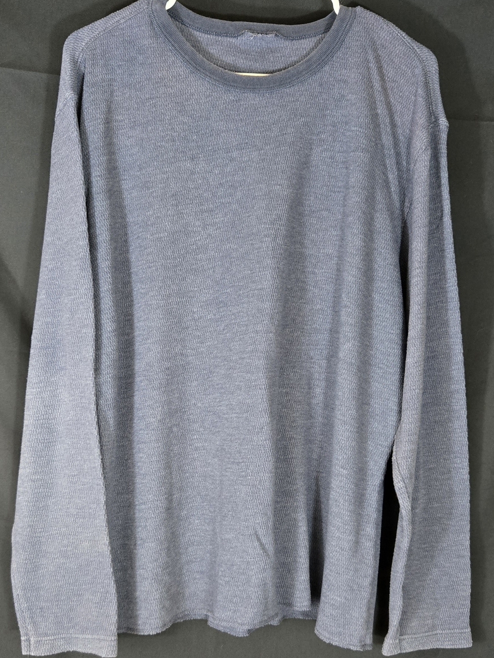 Target Men's Long-Sleeve Crewneck Shirt - Slate Blue